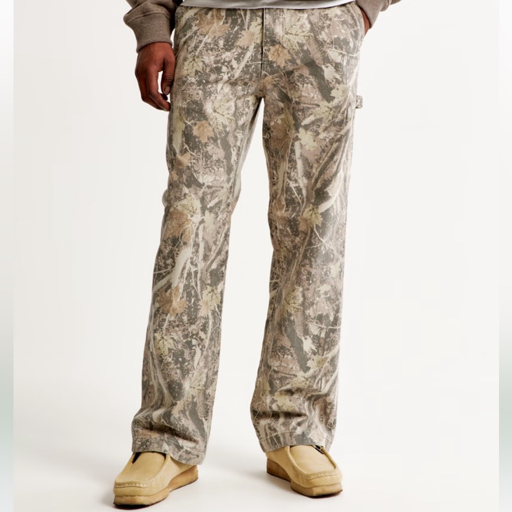 Camouflage Patterned Pants